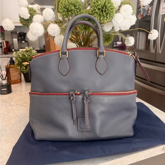 Dooney & Bourke Handbags - Dooney and Bourke Florentine Dillen double pocket satchel/tote